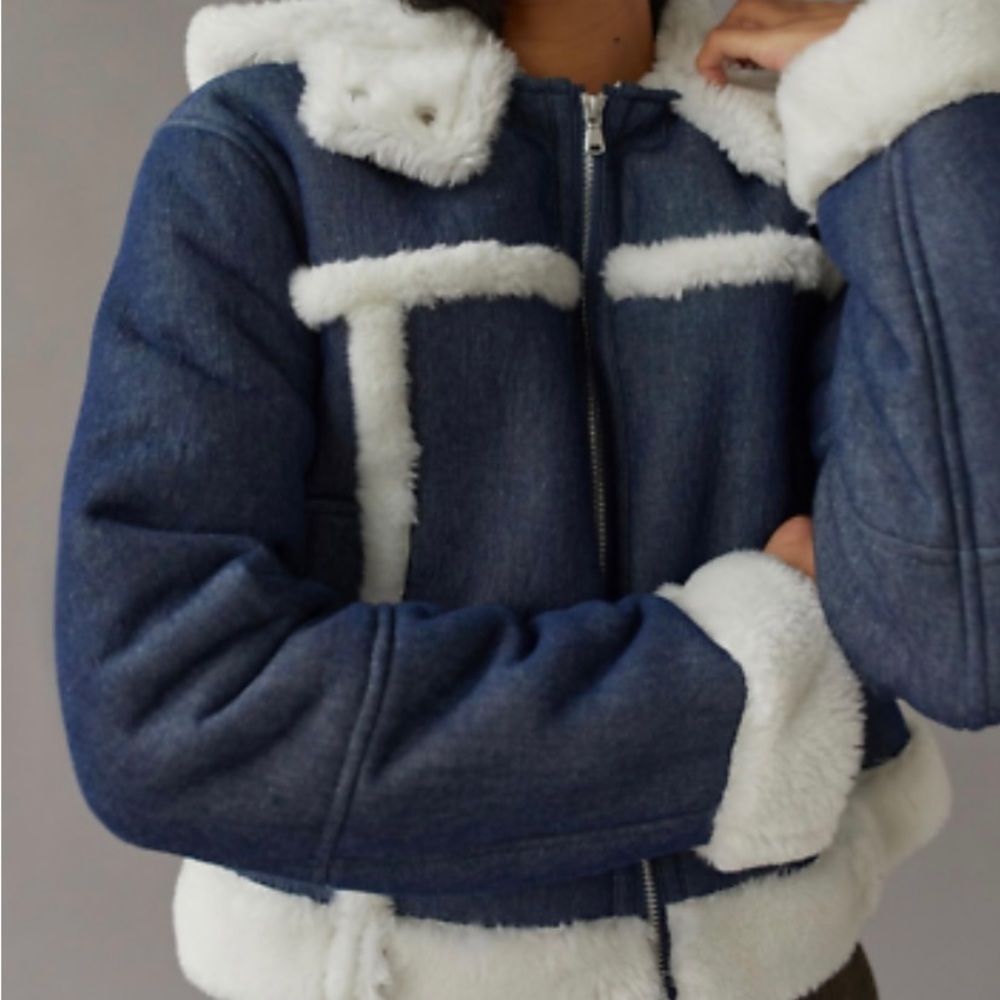 URBAN OUTFITTERS FAUX FUR SHEARLING JACKET XXXL BRAND NEW